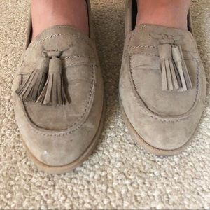 Suede Loafers with tassels. Women’s Size 8.